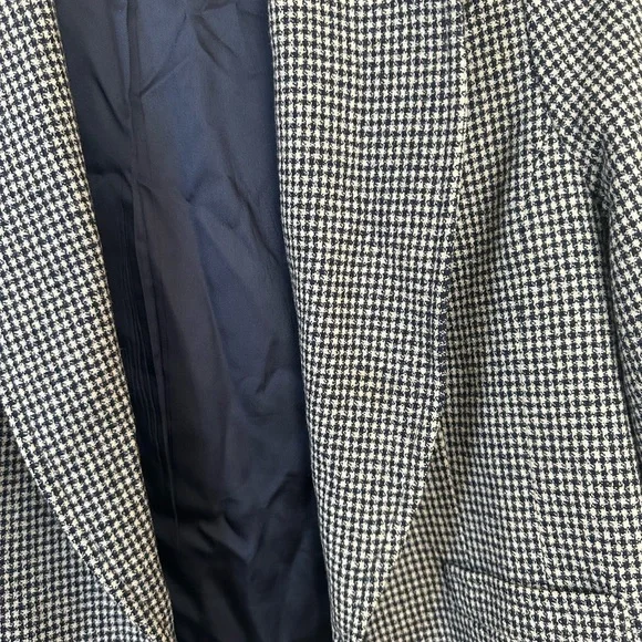 Classic Vintage Pendleton Houndstooth Blazer Size 14 (Runs Small) - Picture 5 of 14